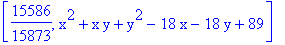 [15586/15873, x^2+x*y+y^2-18*x-18*y+89]